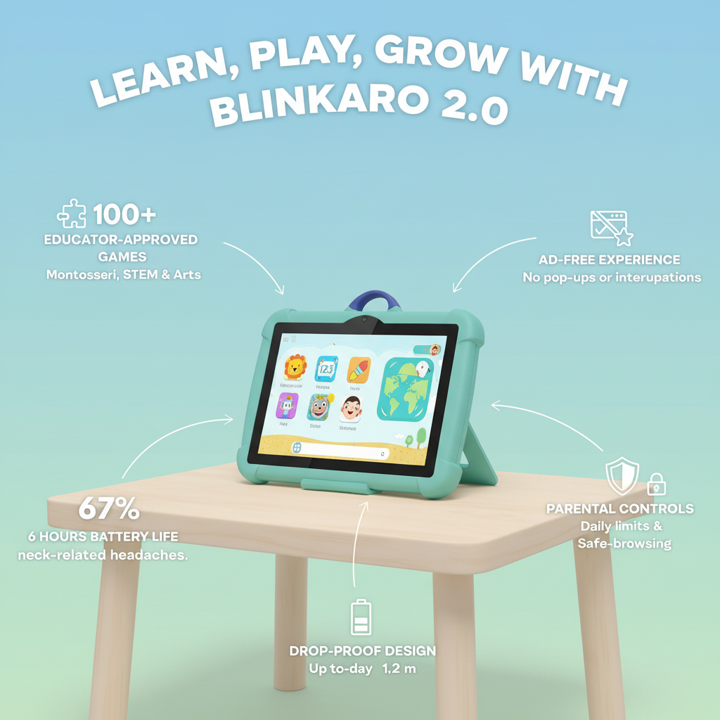 Blinkaroo 2.0 - Kids Educational Tablet